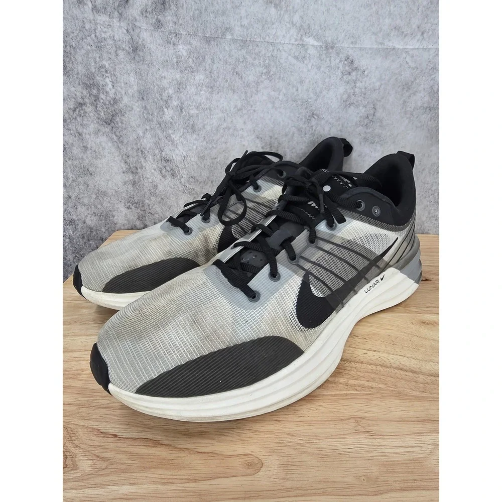 Nike Lunar Roam Running Shoes Mens 15 Summit White Black Sneakers DV2440-102